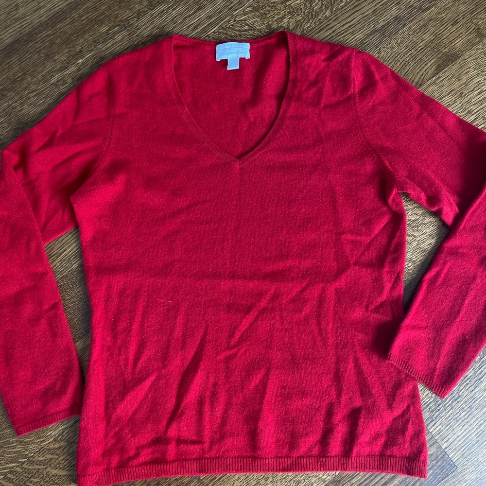Charter Club Women’s V Neck Cashmere Sweater